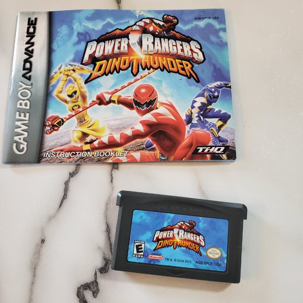Power Rangers: Dino Thunder  Nintendo Game Boy Advance *TESTED*